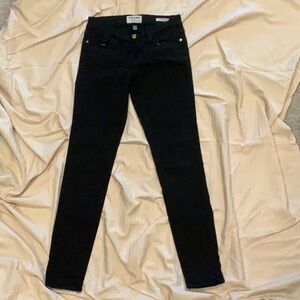 Frame black skinny jeans